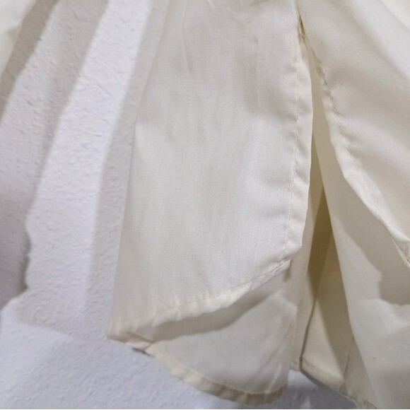 Vtg Western Style Pearl Button Blouse, Cream, Carol's Country Corner, Women's 6 - Picture 8 of 12